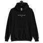 EP - "how dark does it get?" Black Unisex Hoodie